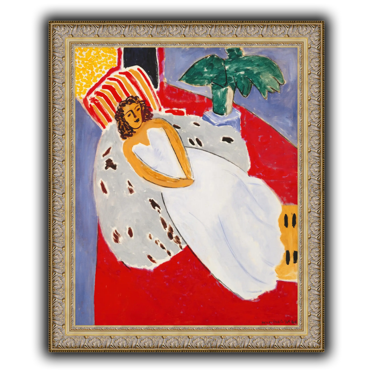 Jeune_Femme_en_blanc,_fond_rouge_Henri_Matisse