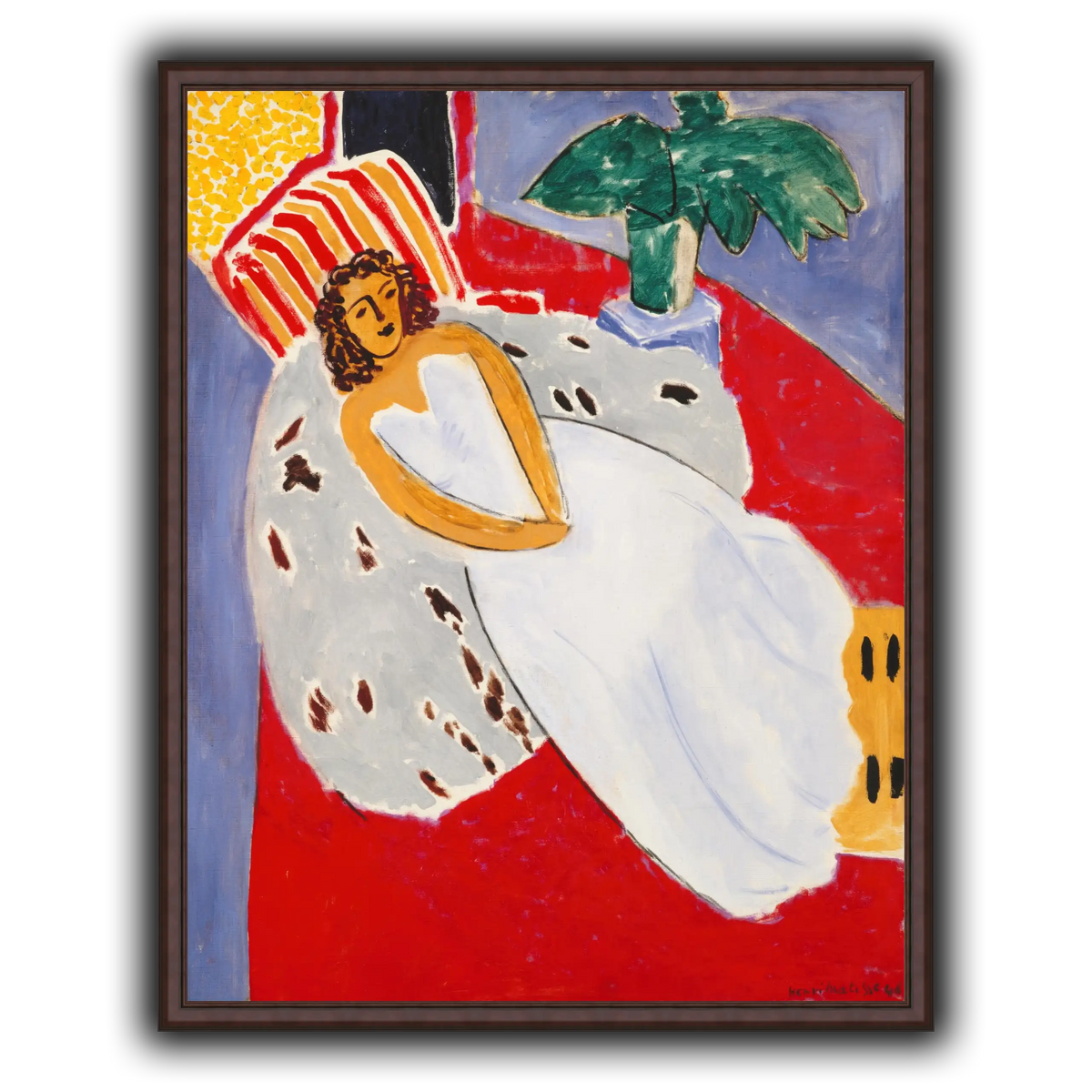 Jeune_Femme_en_blanc,_fond_rouge_Henri_Matisse