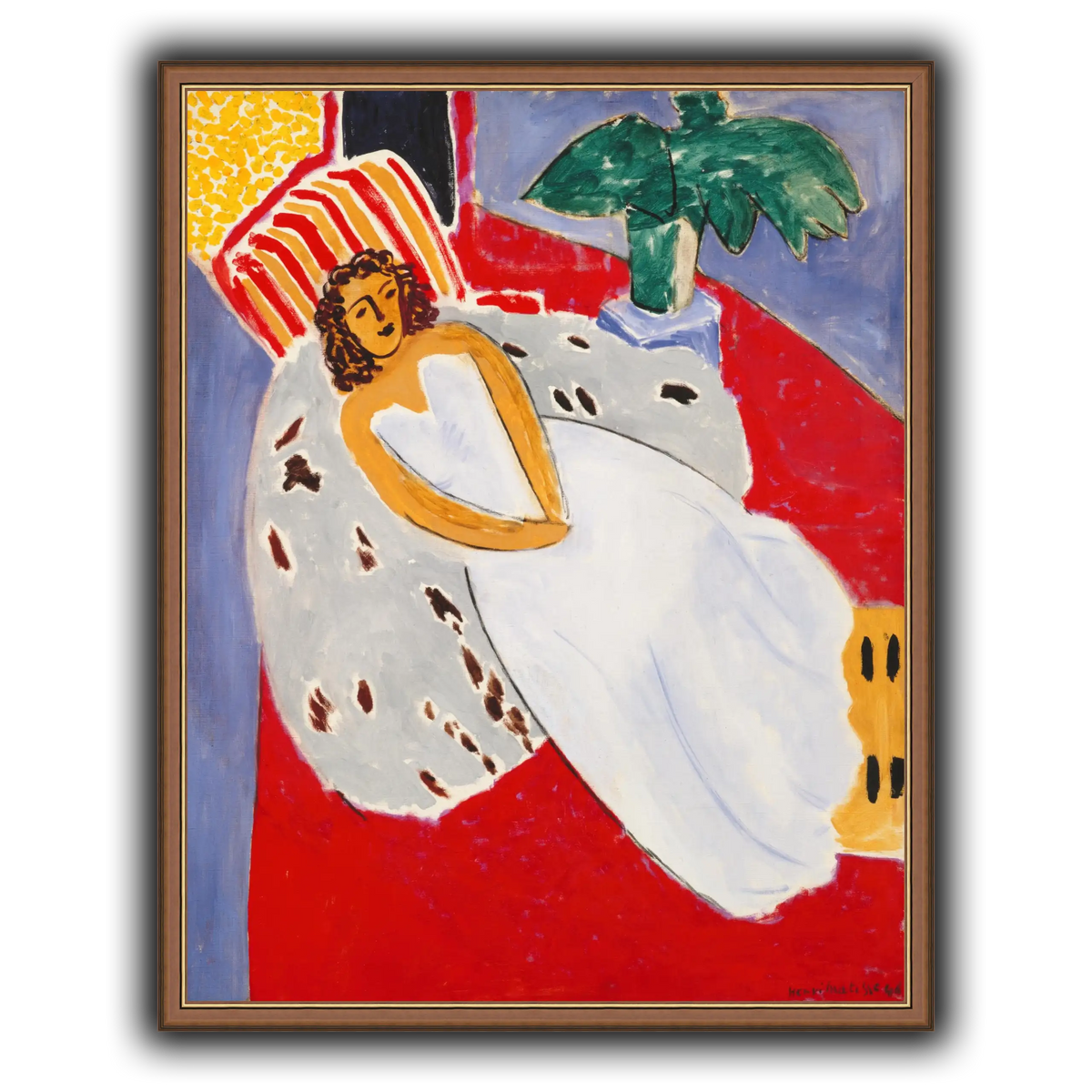 Jeune_Femme_en_blanc,_fond_rouge_Henri_Matisse