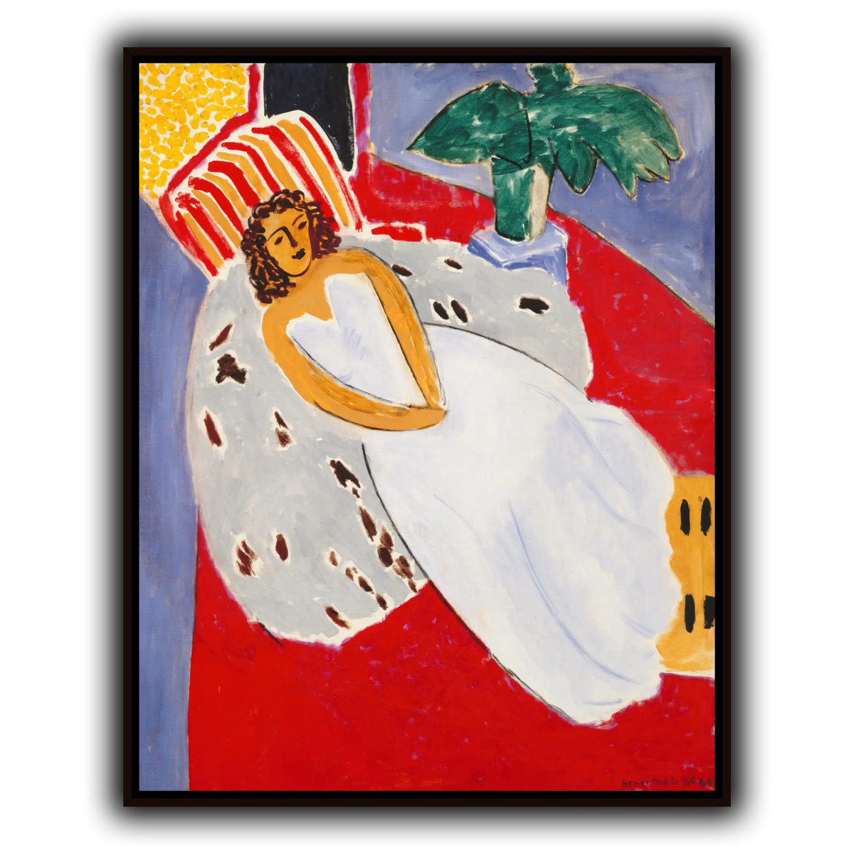 Jeune_Femme_en_blanc,_fond_rouge_Henri_Matisse