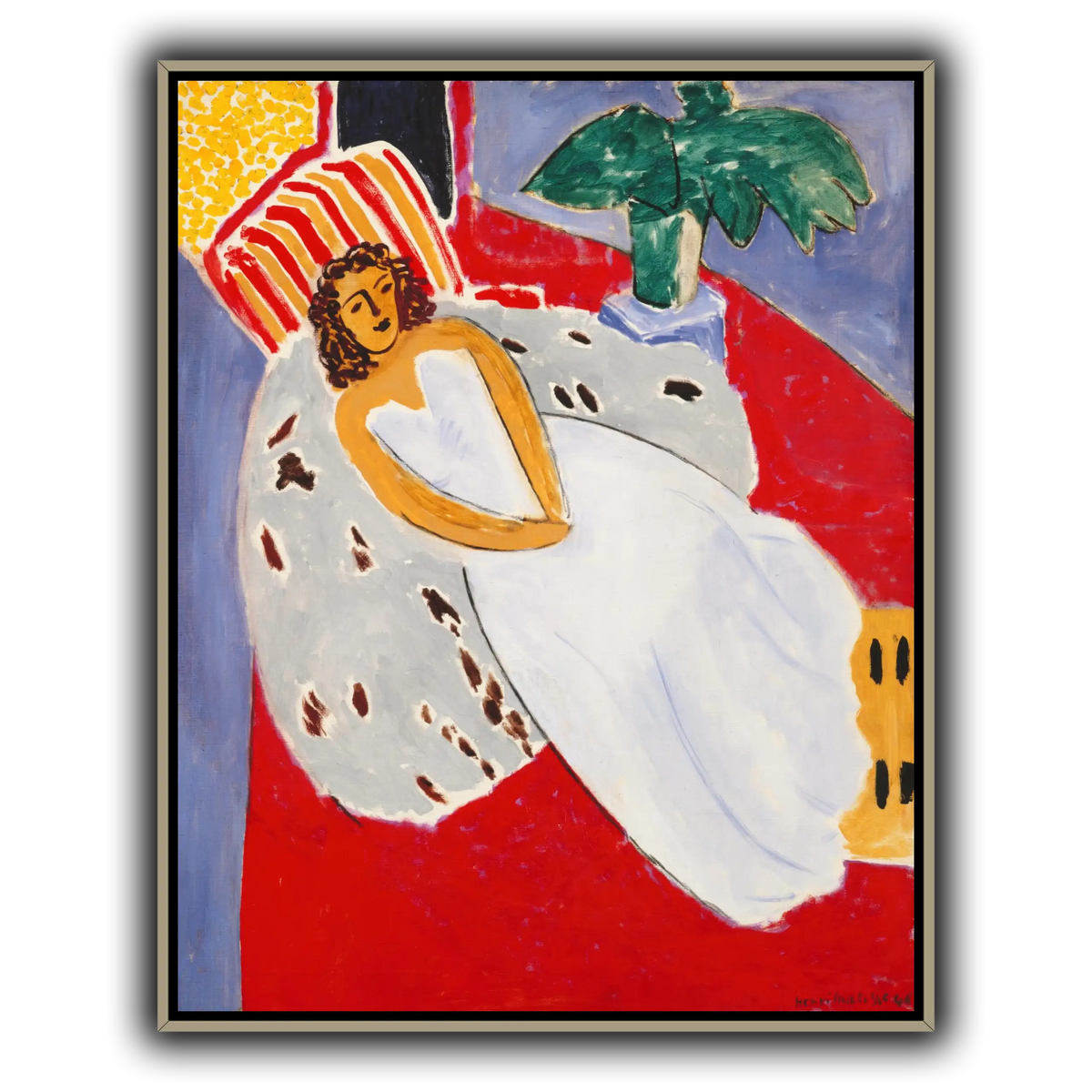 Jeune_Femme_en_blanc,_fond_rouge_Henri_Matisse