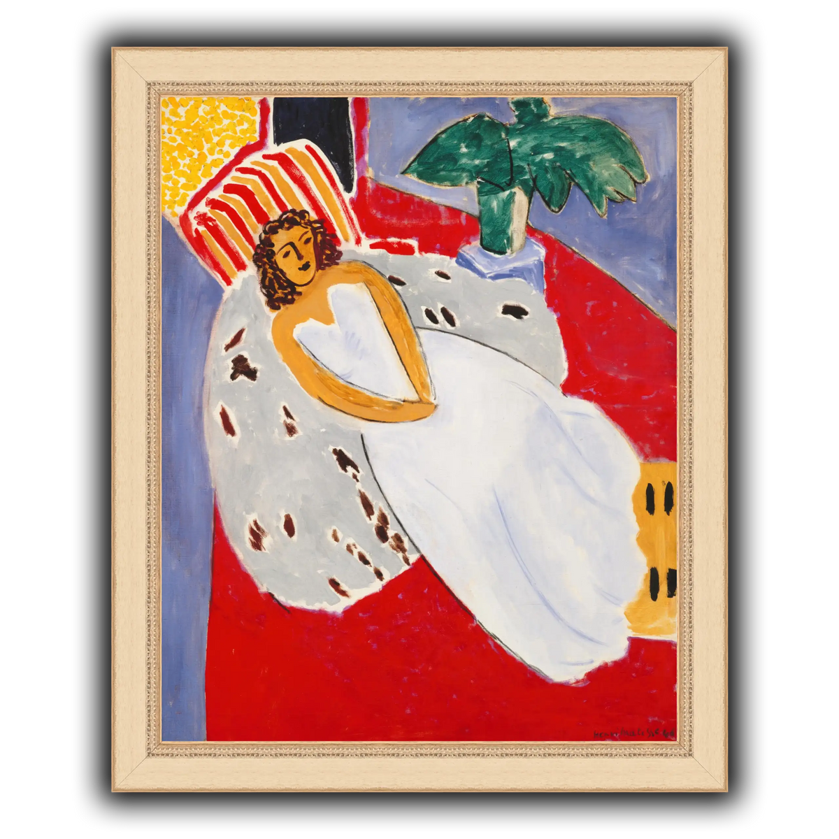 Jeune_Femme_en_blanc,_fond_rouge_Henri_Matisse