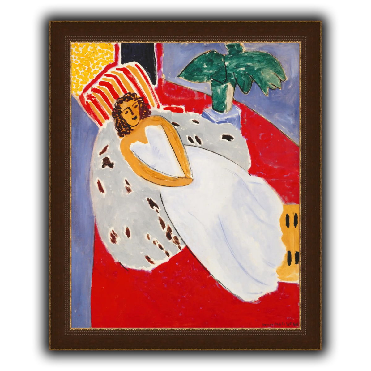 Jeune_Femme_en_blanc,_fond_rouge_Henri_Matisse