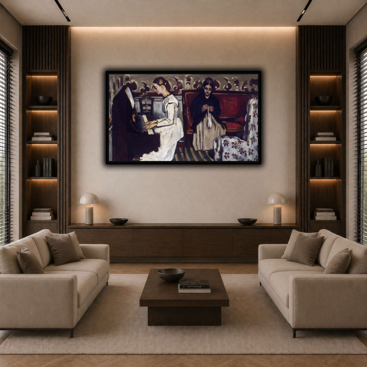Jeune_Fille_au_piano_Paul_Cezanne dark neutral-living room