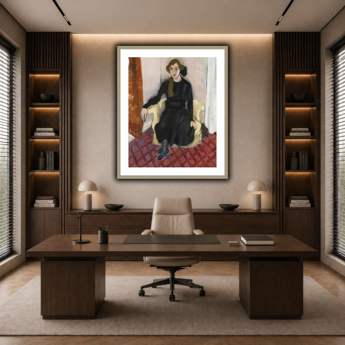 Jeune_fille_Henri_Matisse dark neutral-office
