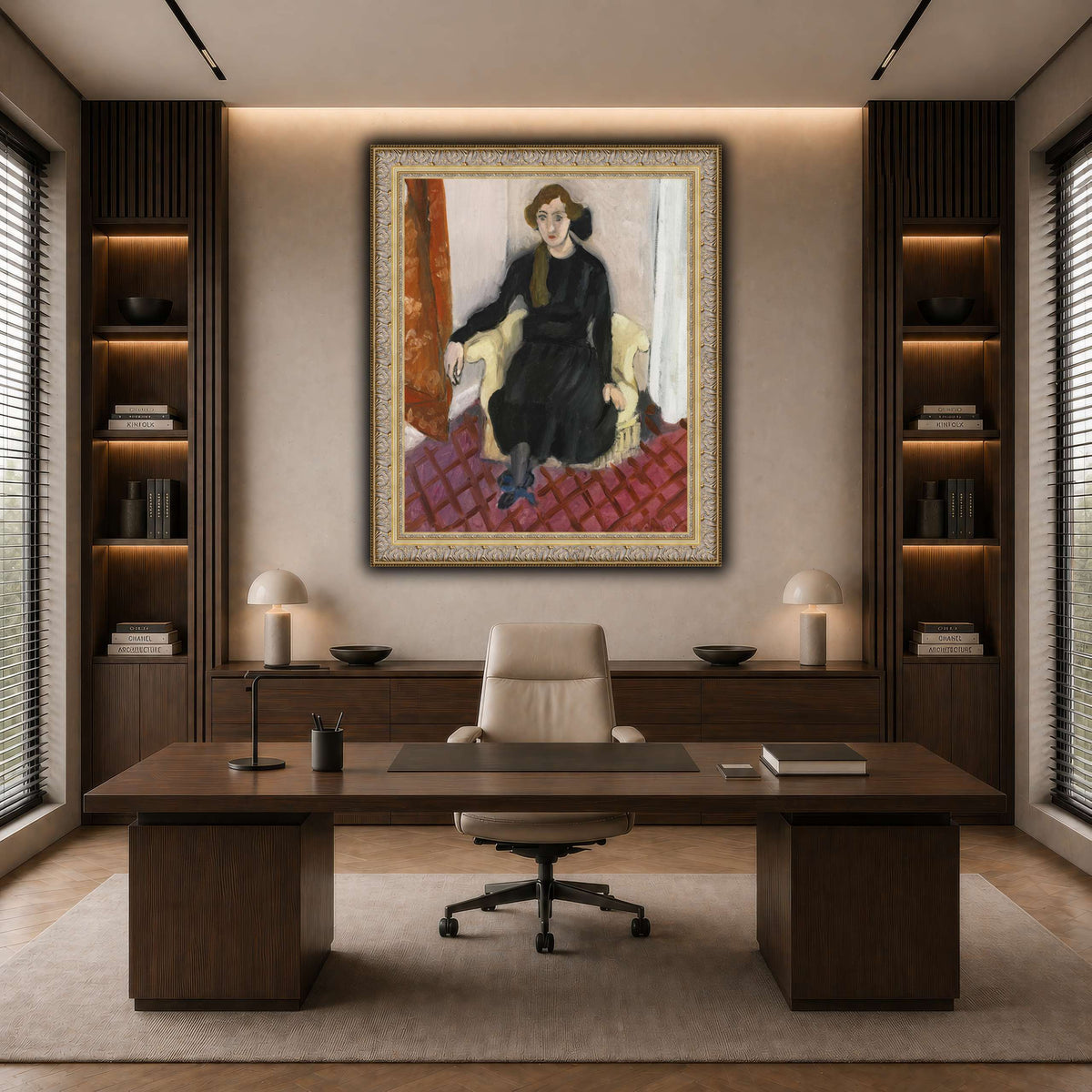 Jeune_fille_Henri_Matisse dark neutral-office