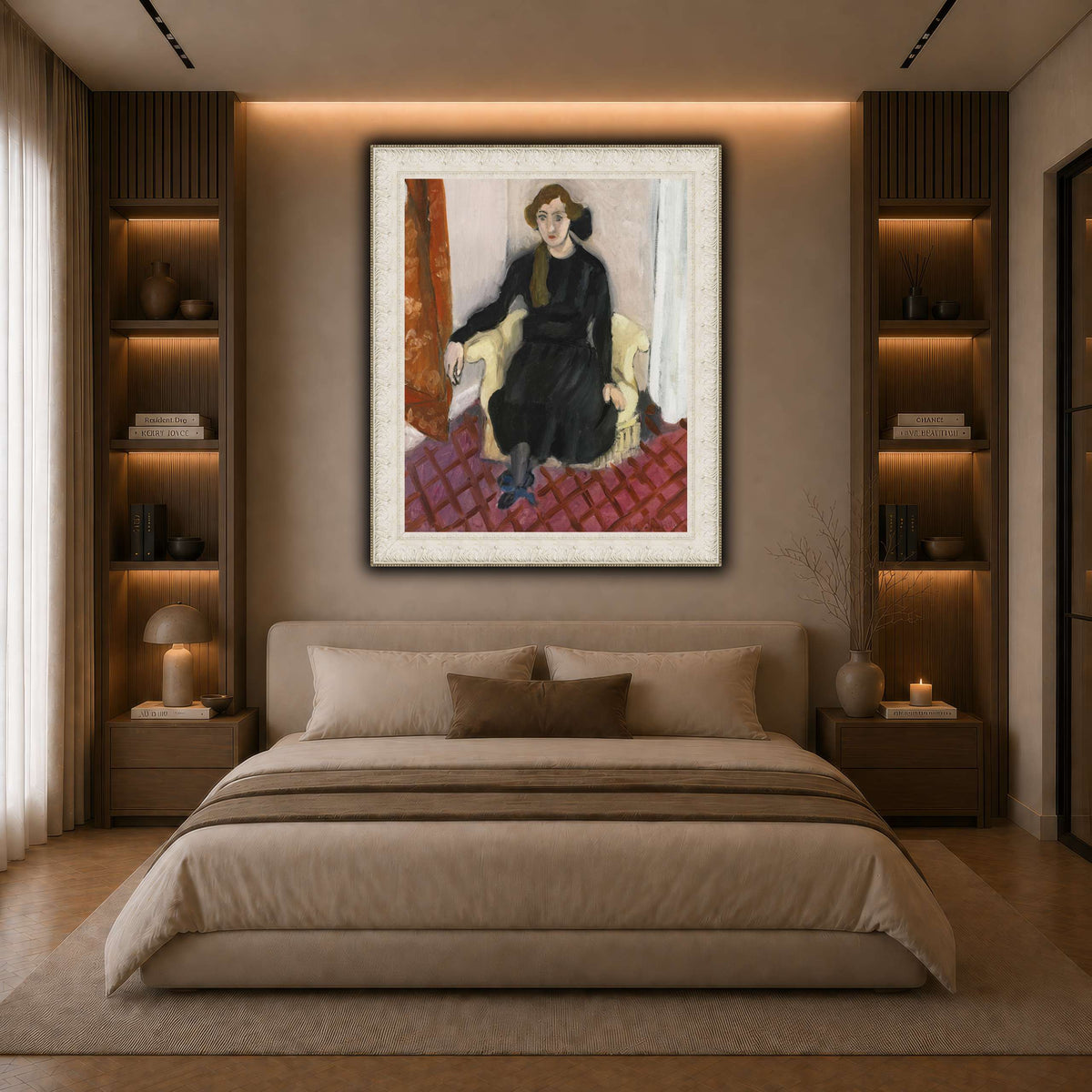 Jeune_fille_Henri_Matisse dark neutral-bedroom