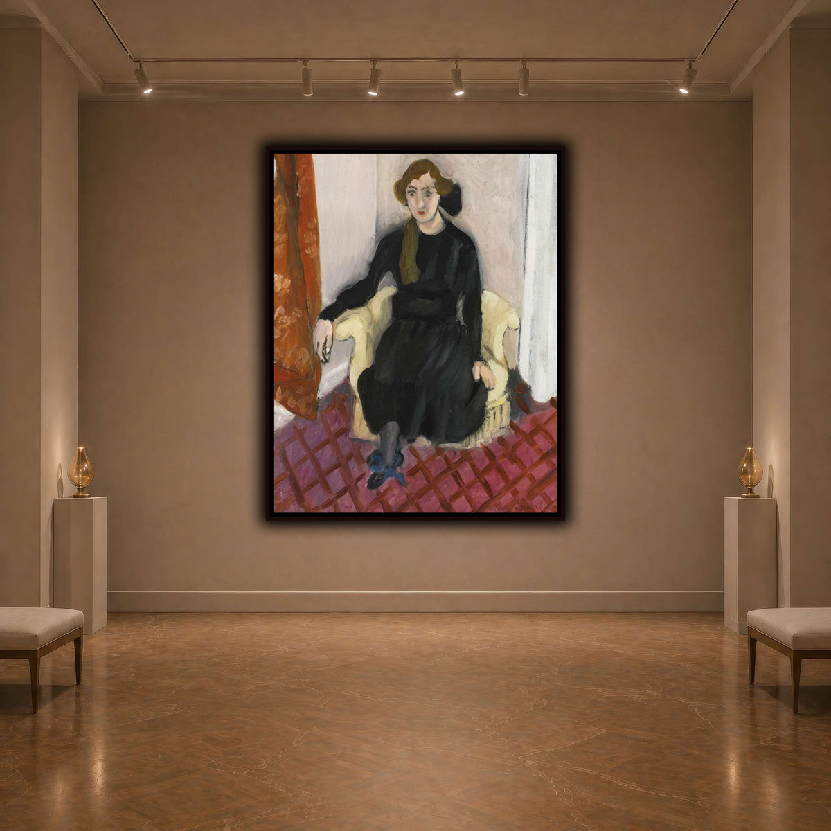 Jeune_fille_Henri_Matisse dark neutral-agallery