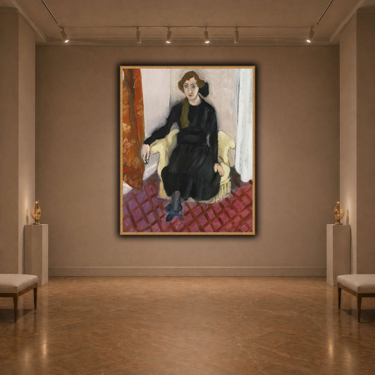 Jeune_fille_Henri_Matisse dark neutral-agallery