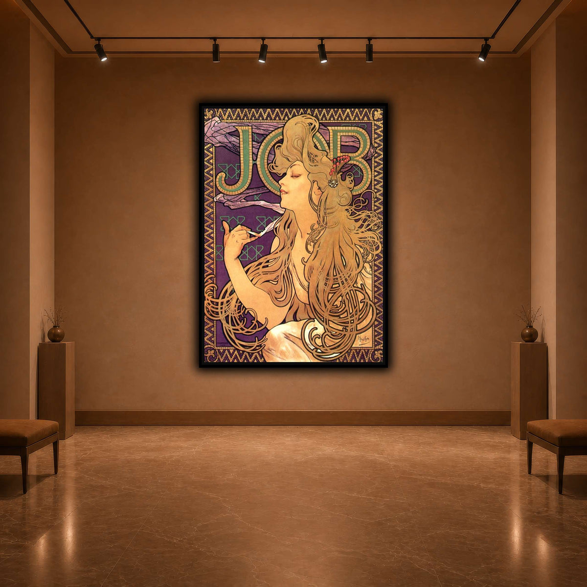 Job_Cigarettes_Alphonse_Mucha warm-agallery