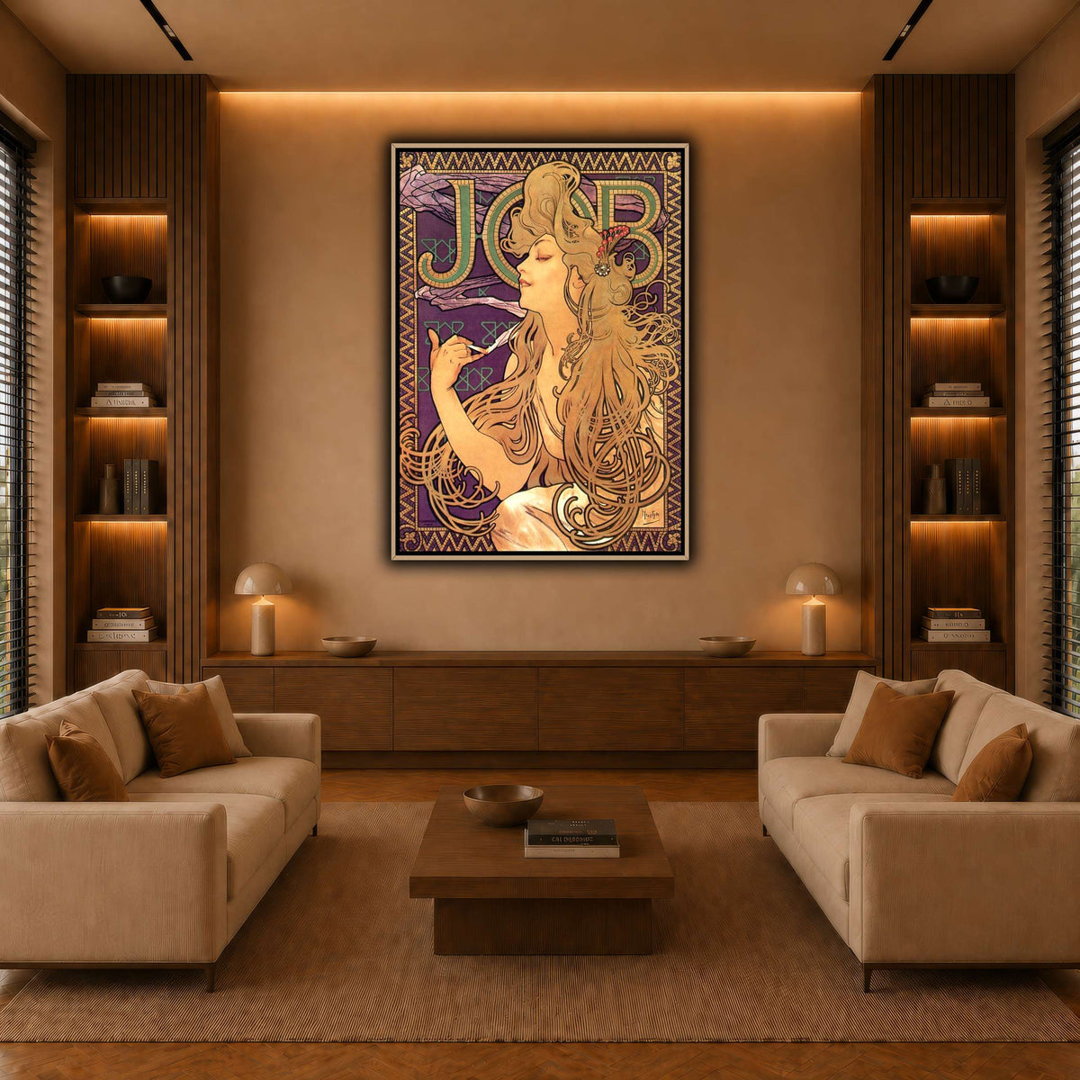 Job_Cigarettes_Alphonse_Mucha warm-living-room