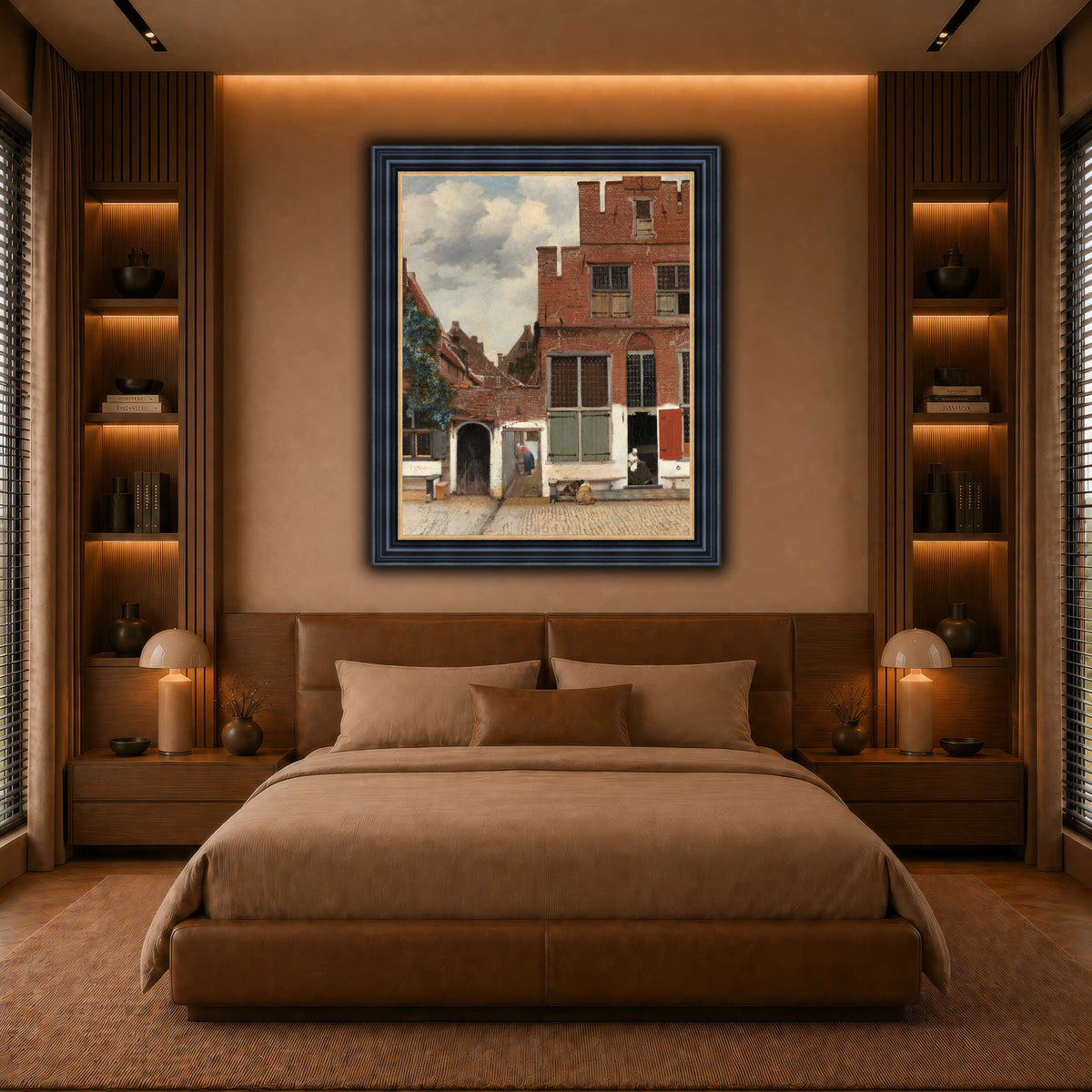 Johannes_Vermeer_-_Gezicht_op_huizen_in_Delft,_bekend_als__Het_straatje warm-bedroom