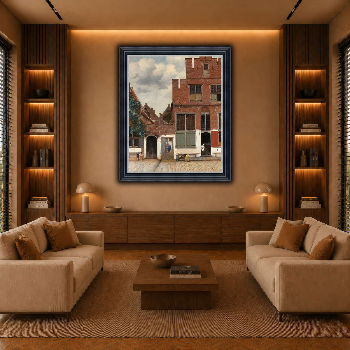 Johannes_Vermeer_-_Gezicht_op_huizen_in_Delft,_bekend_als__Het_straatje warm-living-room