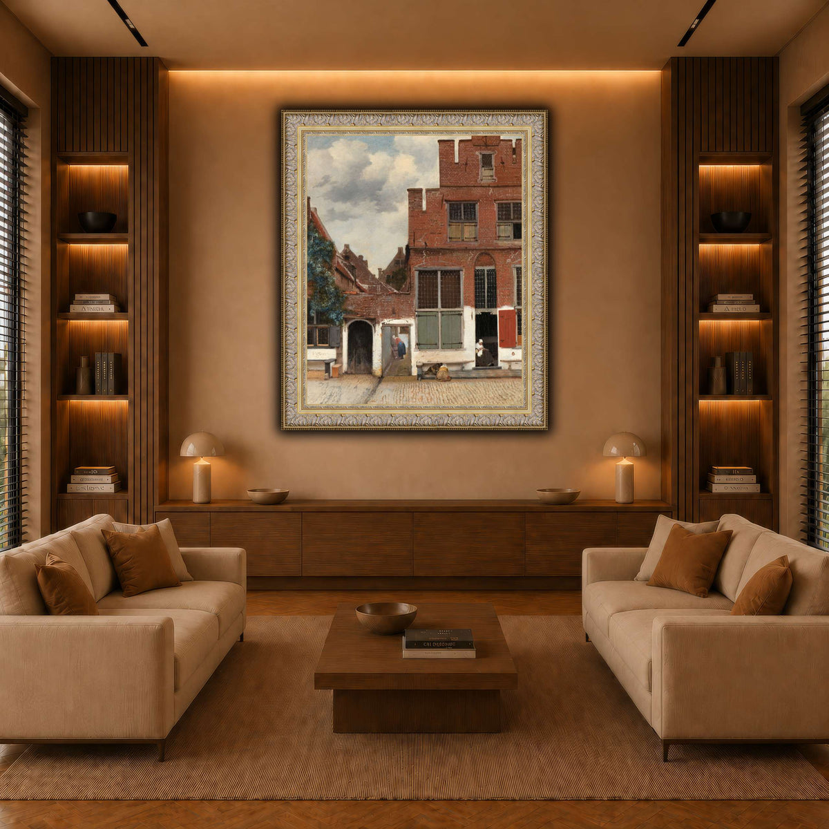 Johannes_Vermeer_-_Gezicht_op_huizen_in_Delft,_bekend_als__Het_straatje warm-living-room