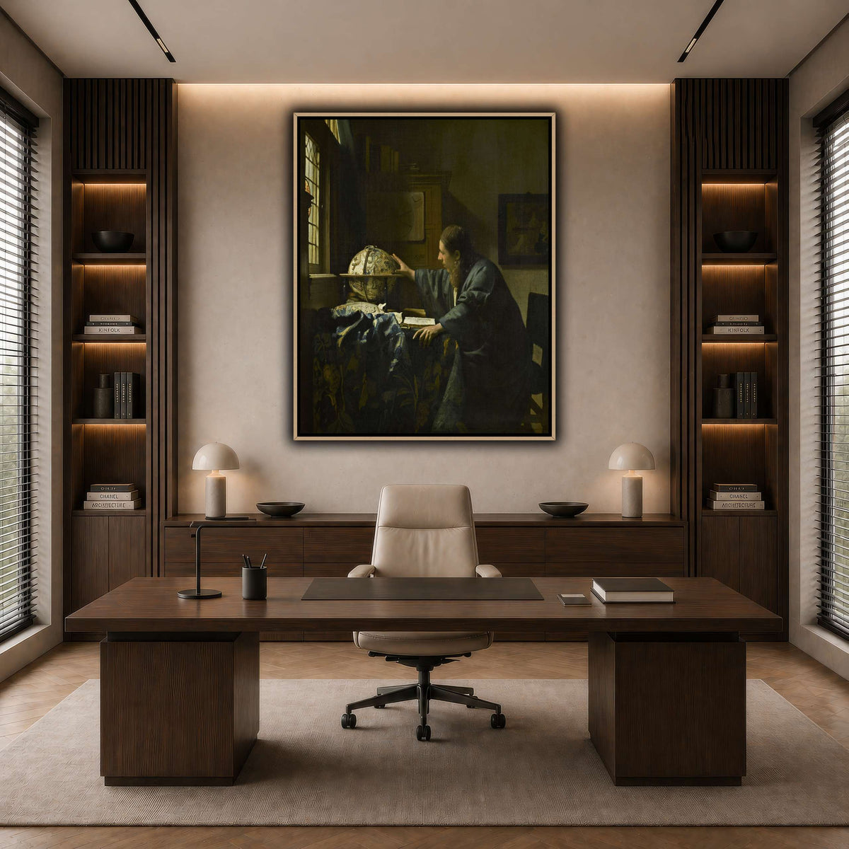 Johannes_Vermeer_-_The_Astronomer_-_1668 dark neutral-office