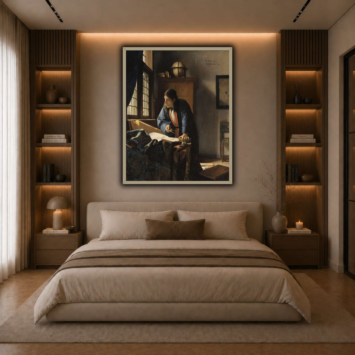 Johannes_Vermeer_-_The_Geographer dark neutral-bedroom