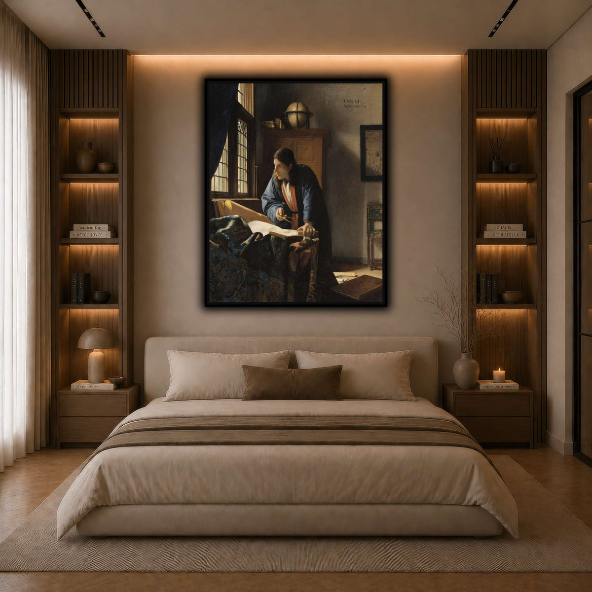Johannes_Vermeer_-_The_Geographer dark neutral-bedroom