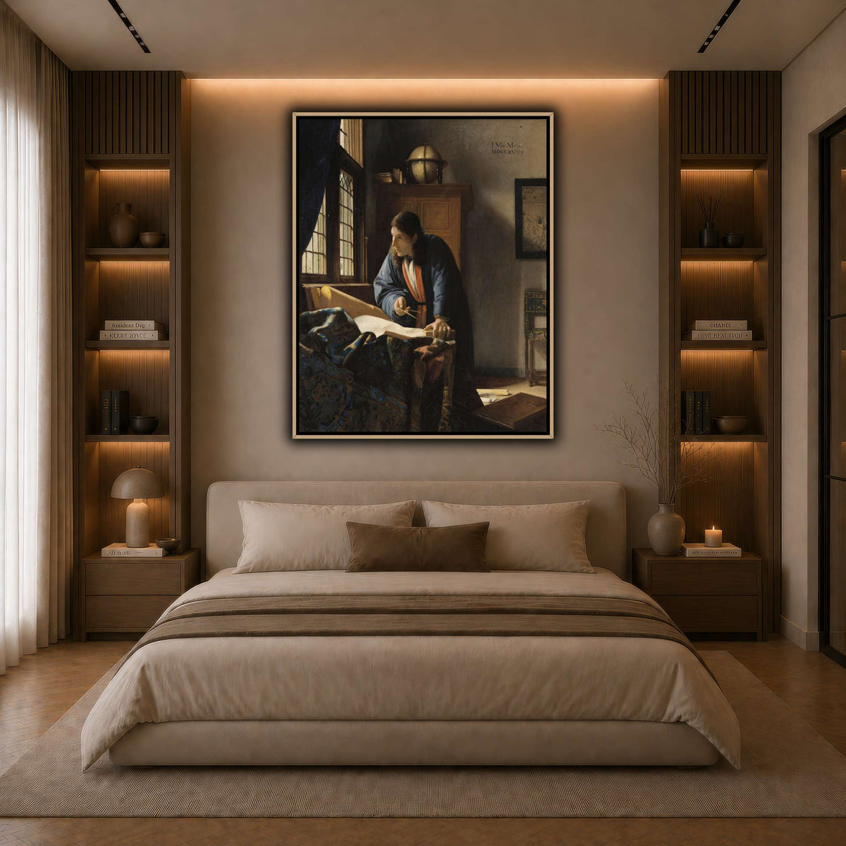 Johannes_Vermeer_-_The_Geographer dark neutral-bedroom