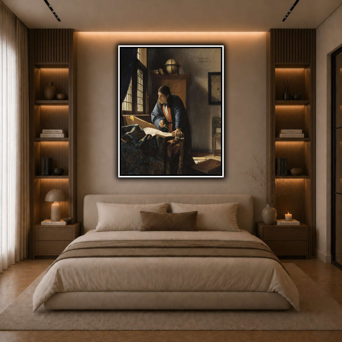 Johannes_Vermeer_-_The_Geographer dark neutral-bedroom
