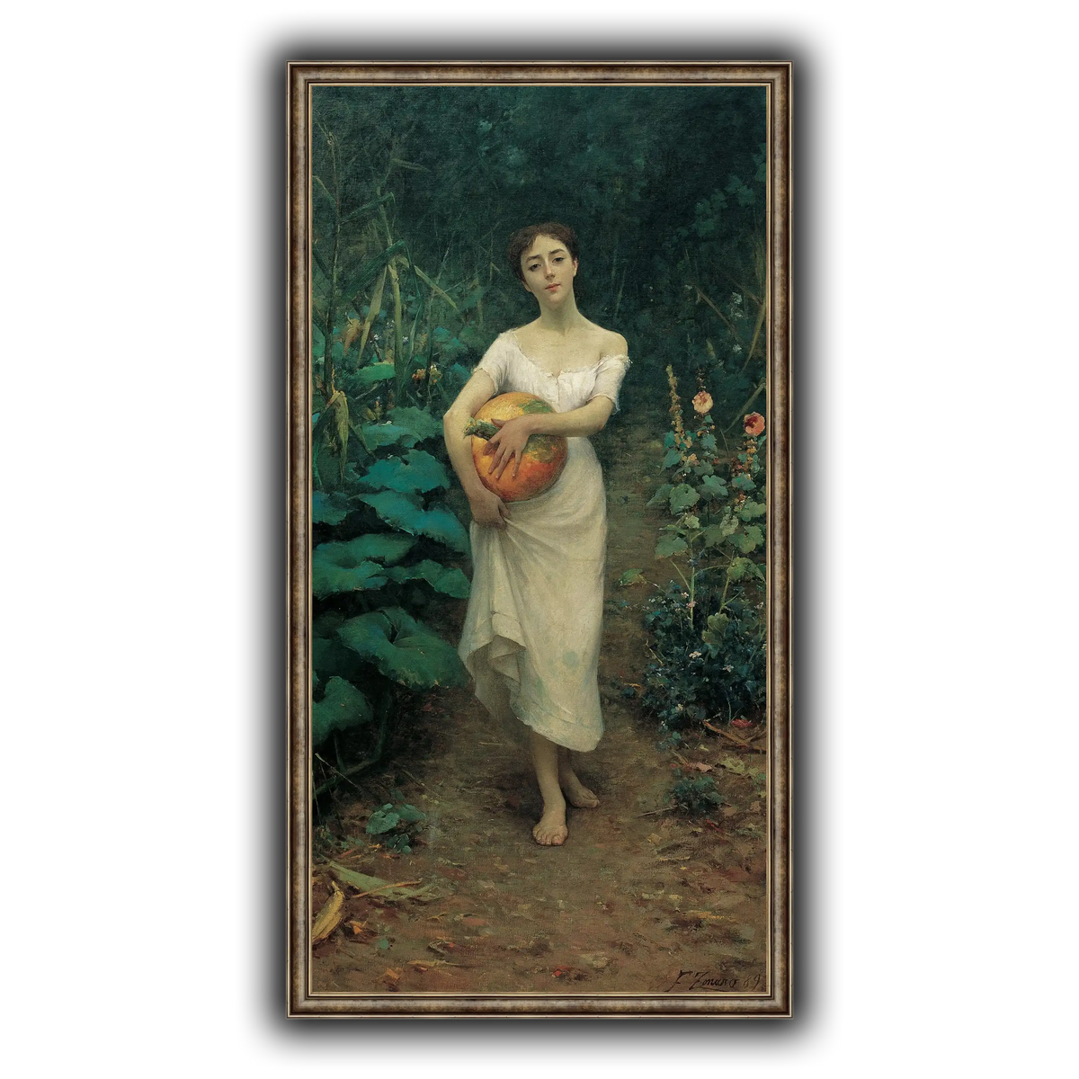 Kabak_Taşıyan_Genç_Kız_Fausto_Zonaro