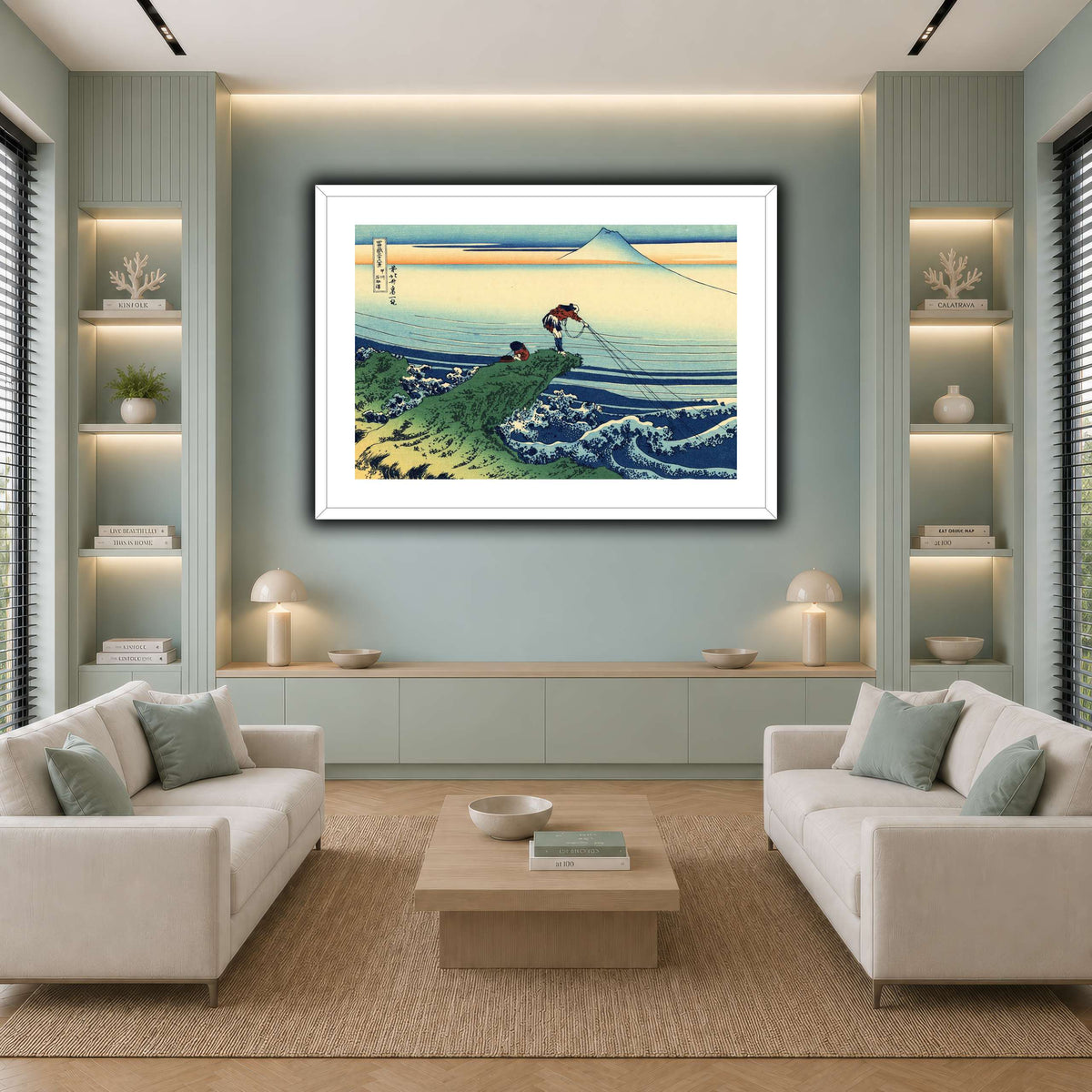 Kajikazawa_in_Kai_province_Katsushika Hokusai  cool-living room