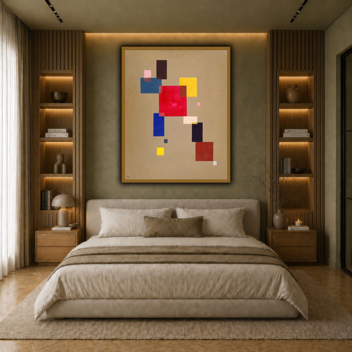 Kandinsky_-_13_Rechtecke,_1930 earth-bedroom
