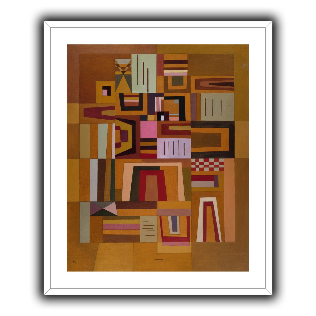 Kandinsky_-_Compensation_rose_(Ausgleichrosa),_1933