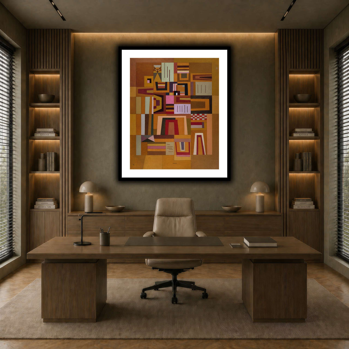 Kandinsky_-_Compensation_rose_(Ausgleichrosa),_1933 earth-office