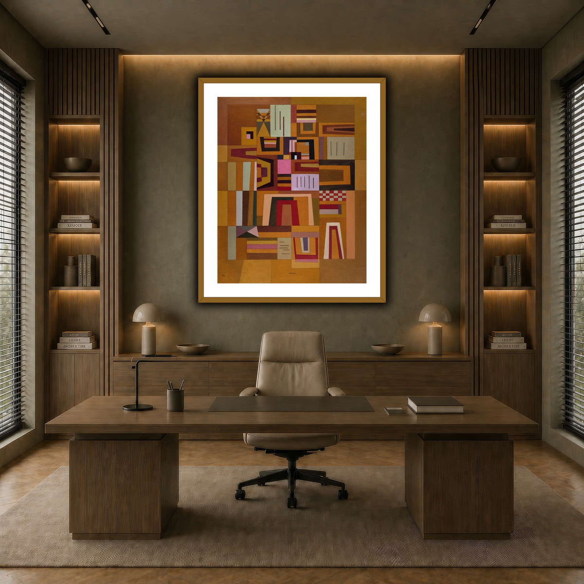 Kandinsky_-_Compensation_rose_(Ausgleichrosa),_1933 earth-office