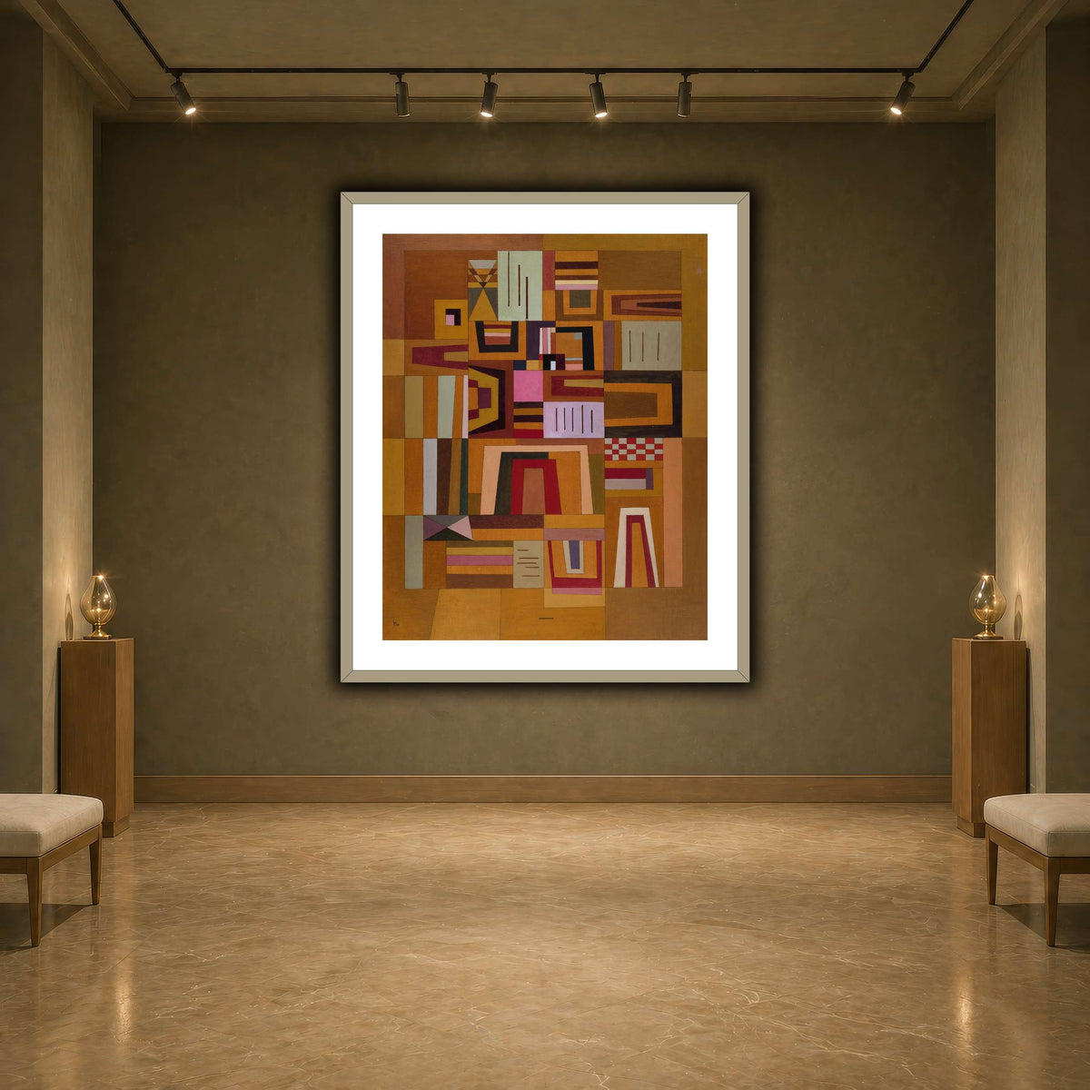 Kandinsky_-_Compensation_rose_(Ausgleichrosa),_1933 earth-agallery