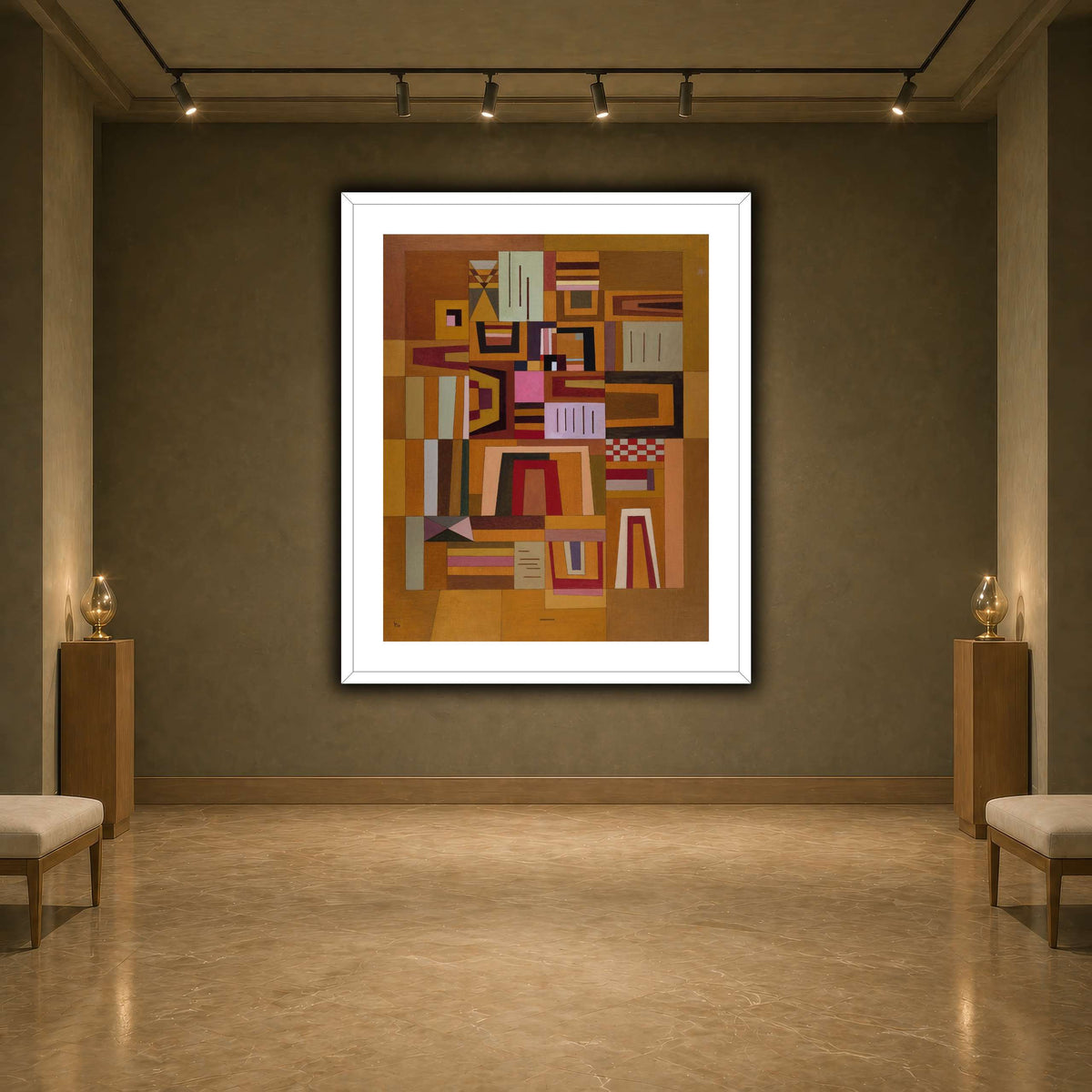 Kandinsky_-_Compensation_rose_(Ausgleichrosa),_1933 earth-agallery