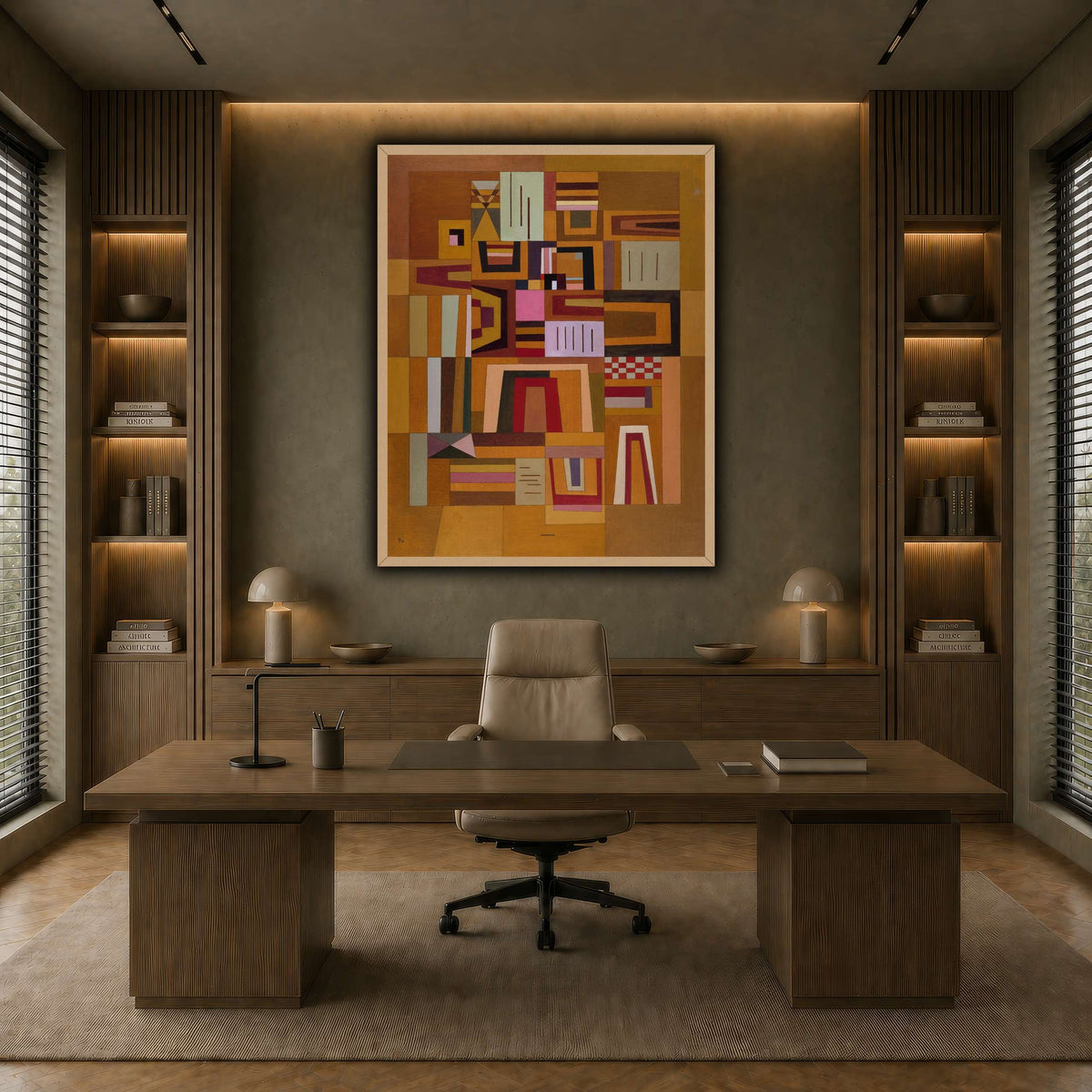 Kandinsky_-_Compensation_rose_(Ausgleichrosa),_1933 earth-office