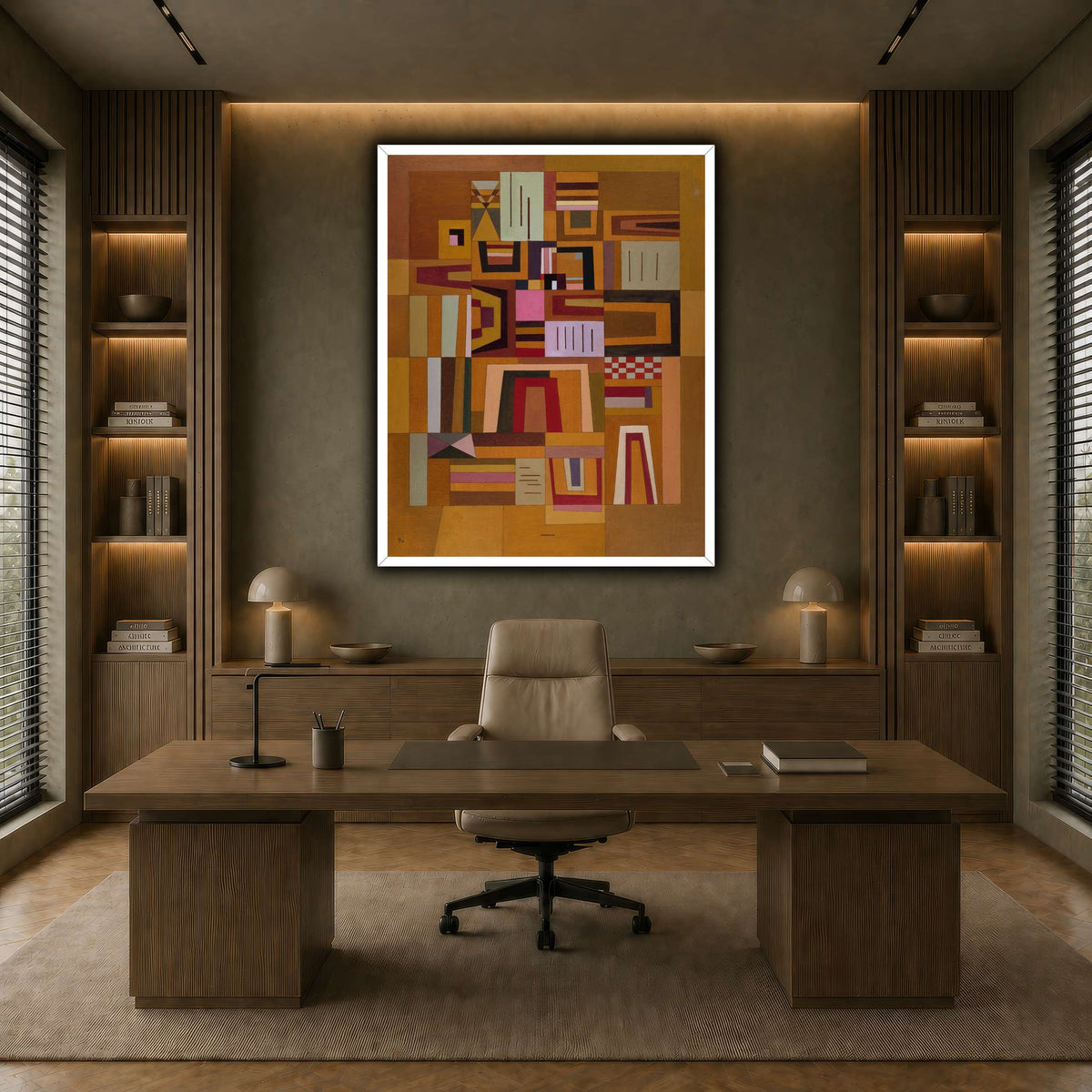 Kandinsky_-_Compensation_rose_(Ausgleichrosa),_1933 earth-office