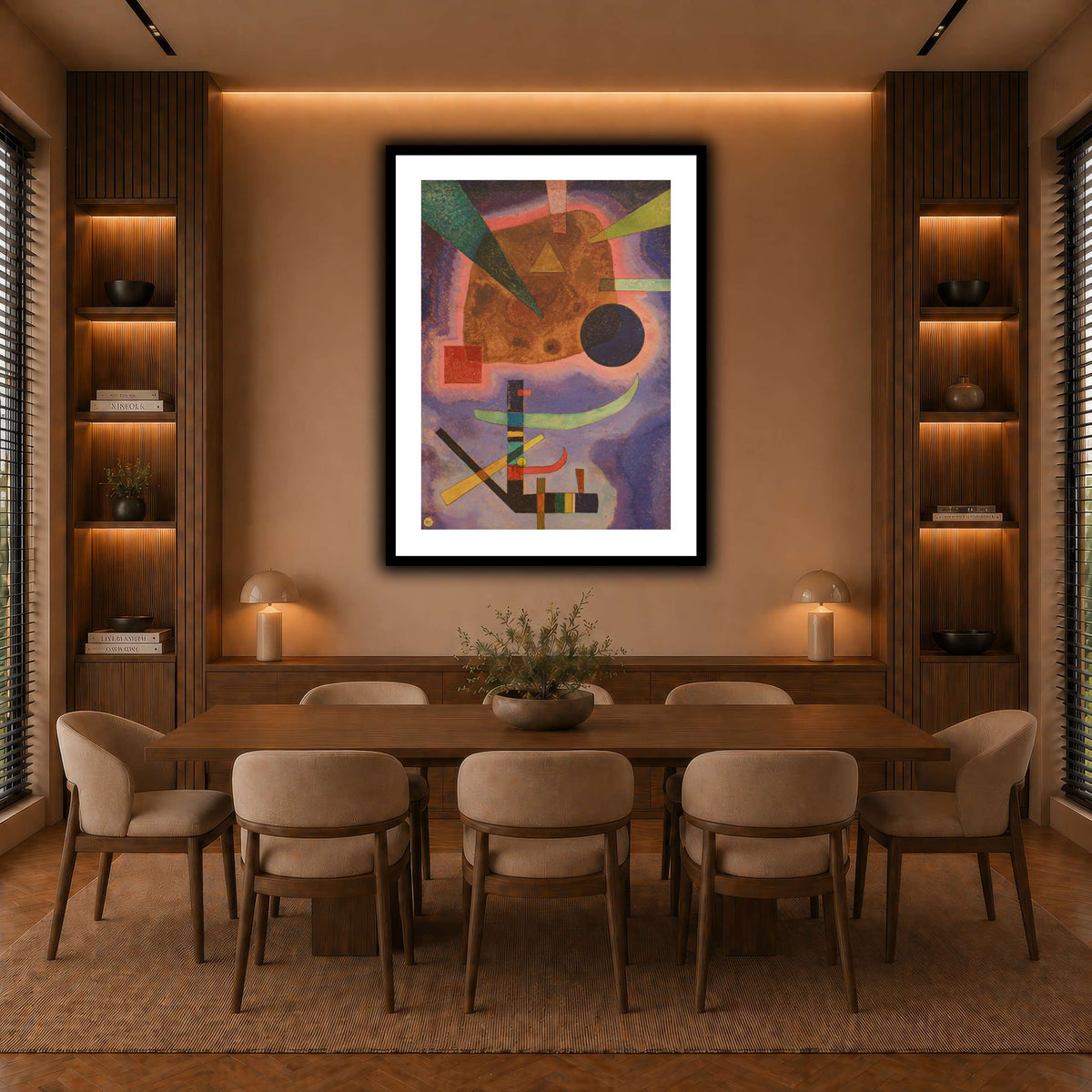 Kandinsky_-_Drei_Elemente_(1925) warm-dining room
