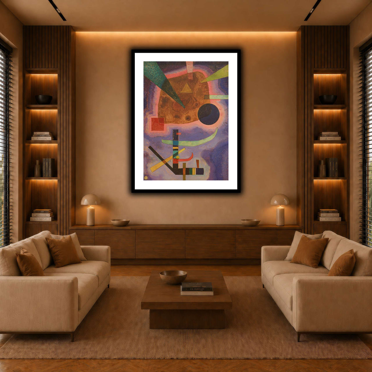 Kandinsky_-_Drei_Elemente_(1925) warm-living-room