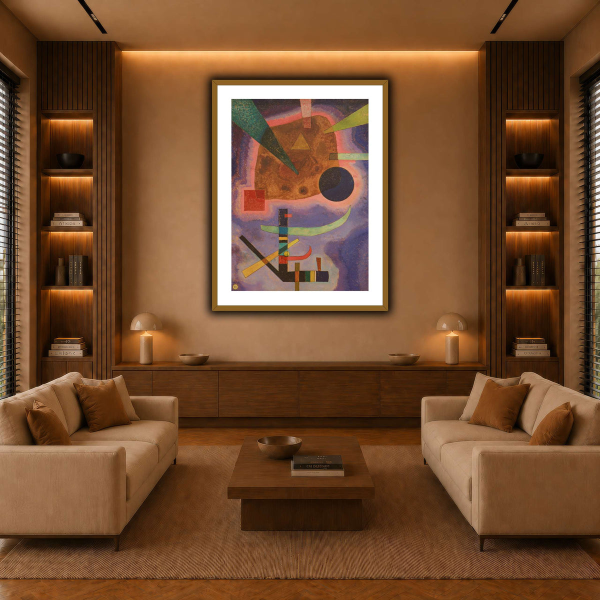 Kandinsky_-_Drei_Elemente_(1925) warm-living-room