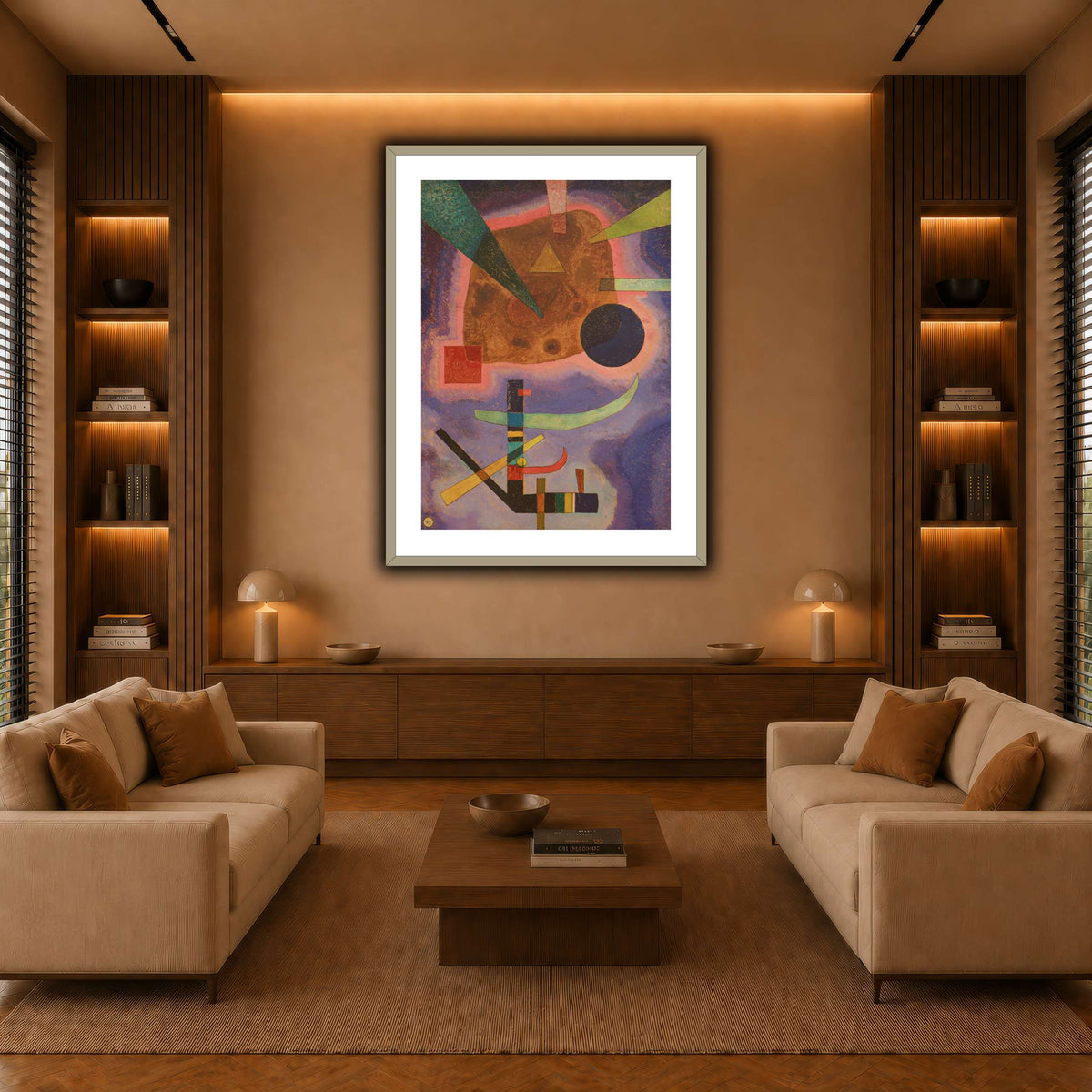 Kandinsky_-_Drei_Elemente_(1925) warm-living-room