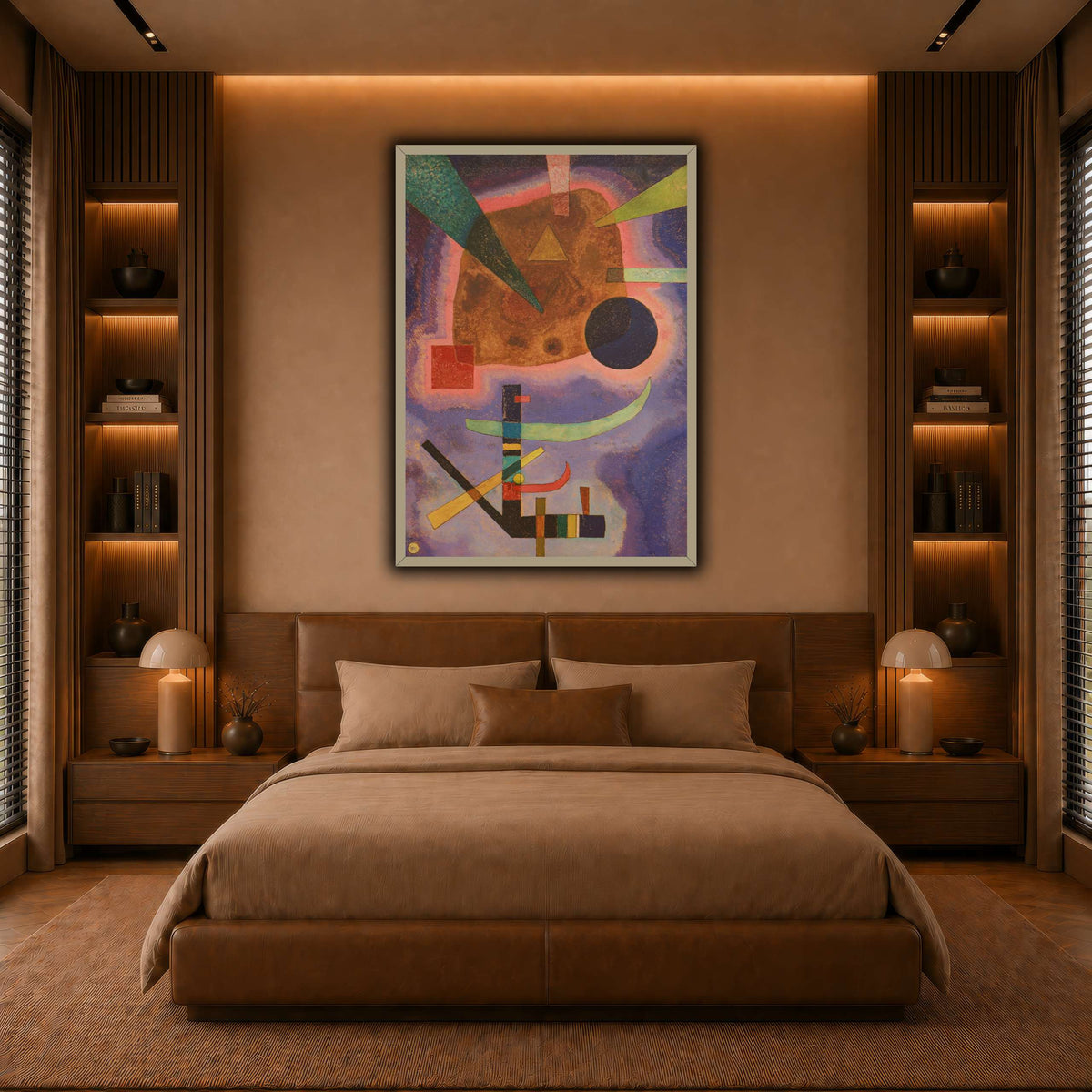 Kandinsky_-_Drei_Elemente_(1925) warm-bedroom