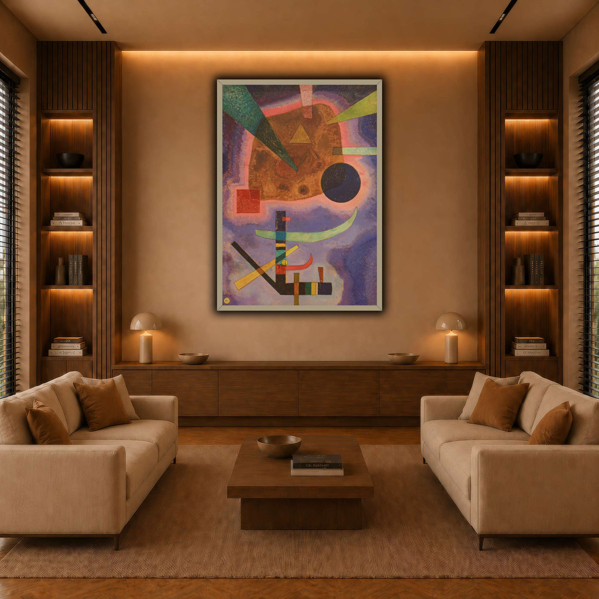 Kandinsky_-_Drei_Elemente_(1925) warm-living-room
