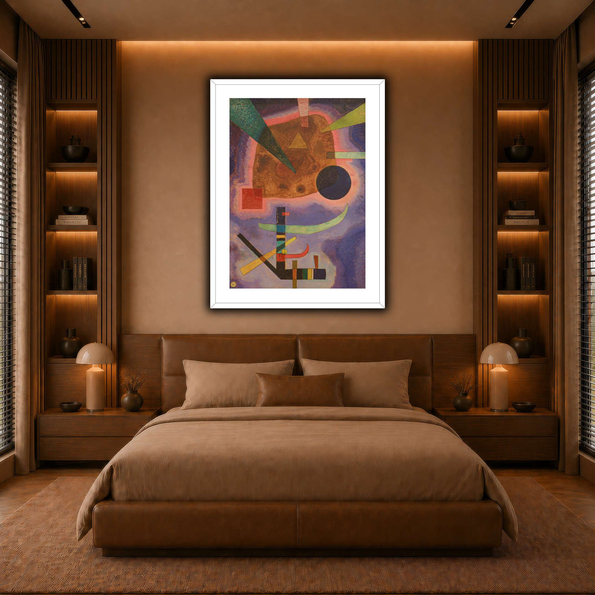 Kandinsky_-_Drei_Elemente_(1925) warm-bedroom