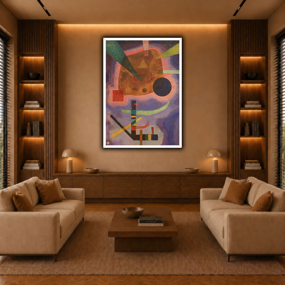 Kandinsky_-_Drei_Elemente_(1925) warm-living-room