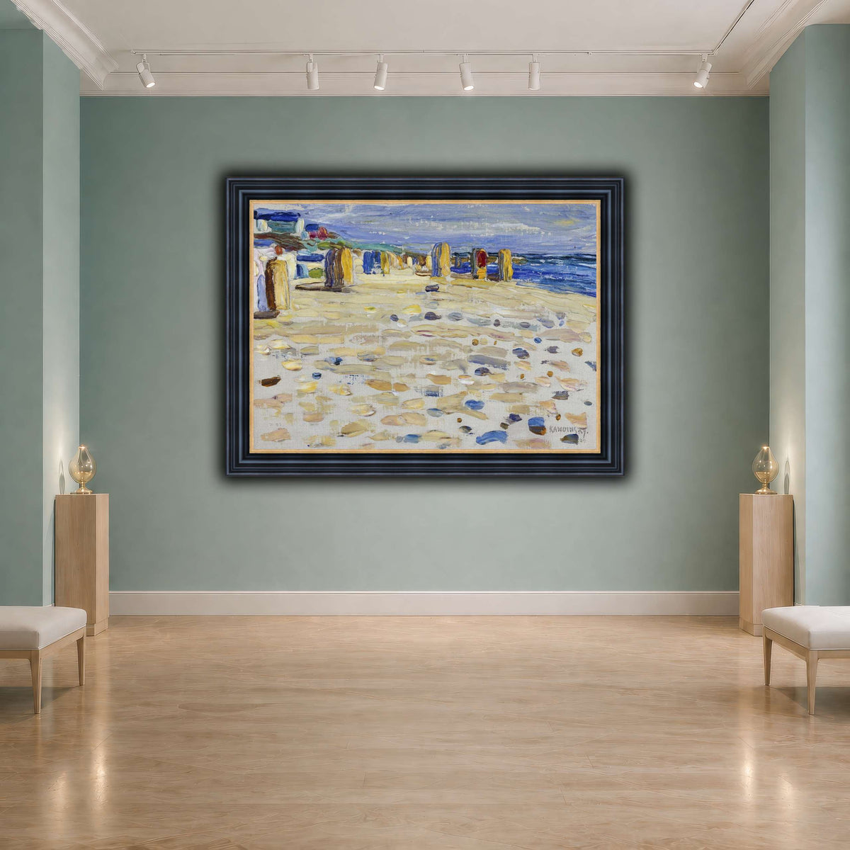 Kandinsky_-_Holland_–_Strandkörbe,_Mai-Juni_1904 cool-agallery