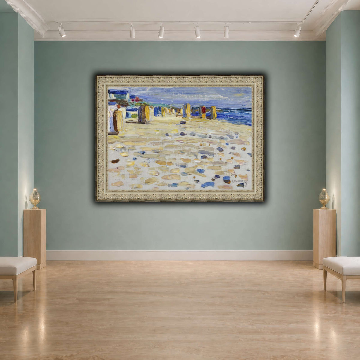 Kandinsky_-_Holland_–_Strandkörbe,_Mai-Juni_1904 cool-agallery
