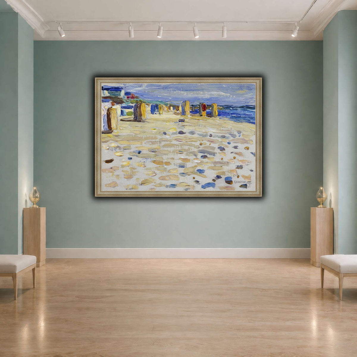 Kandinsky_-_Holland_–_Strandkörbe,_Mai-Juni_1904 cool-agallery