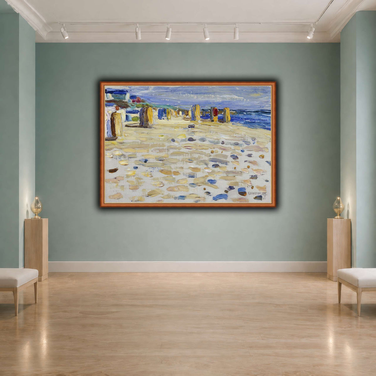 Kandinsky_-_Holland_–_Strandkörbe,_Mai-Juni_1904 cool-agallery