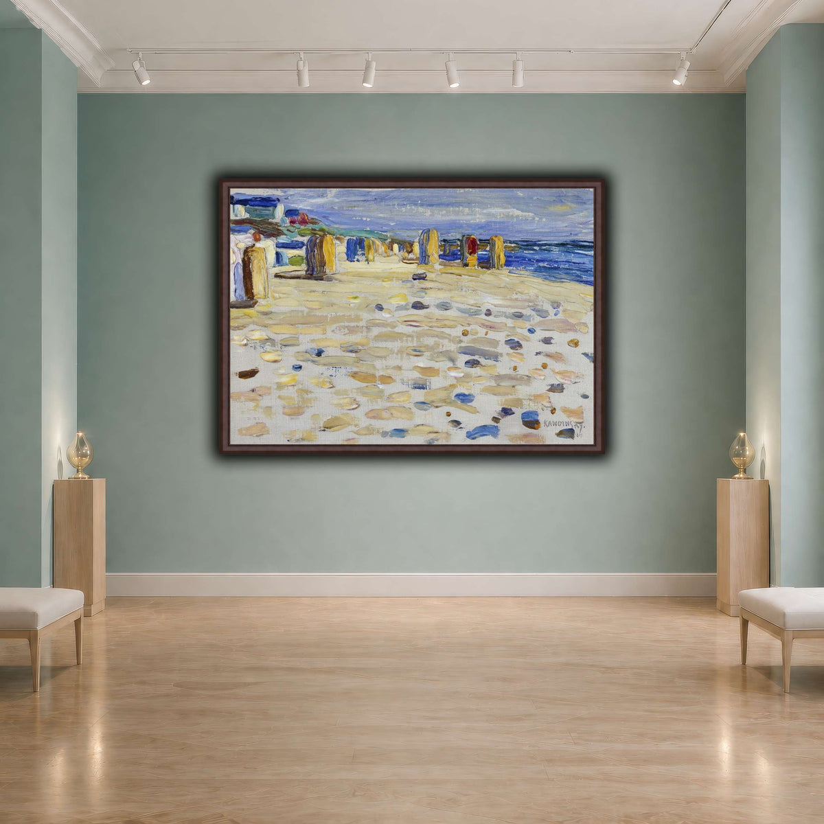 Kandinsky_-_Holland_–_Strandkörbe,_Mai-Juni_1904 cool-agallery