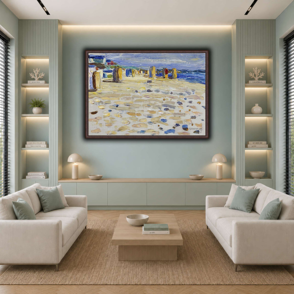 Kandinsky_-_Holland_–_Strandkörbe,_Mai-Juni_1904 cool-living room