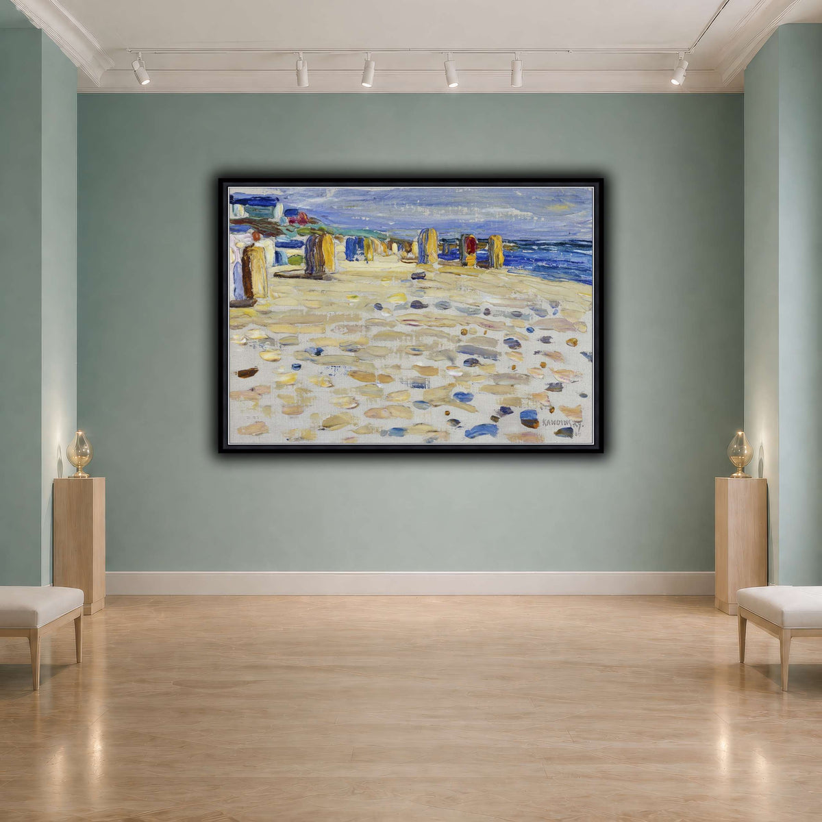 Kandinsky_-_Holland_–_Strandkörbe,_Mai-Juni_1904 cool-agallery