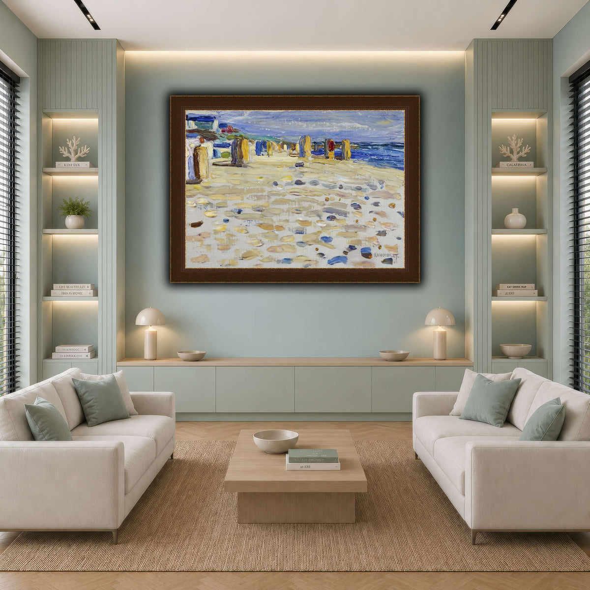 Kandinsky_-_Holland_–_Strandkörbe,_Mai-Juni_1904 cool-living room