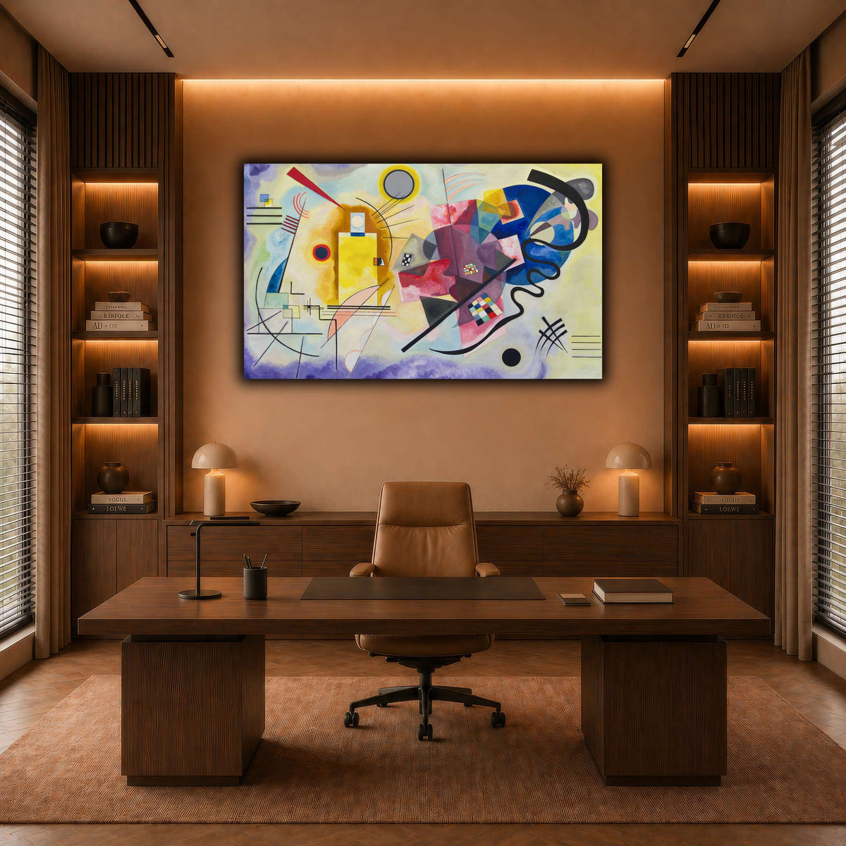 Kandinsky_-_Jaune_Rouge_Bleu warm-office